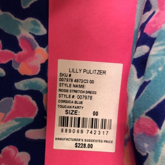 Lilly Pulitzer Rosie Stretch Dress Toucan Party - Picture 5 of 5